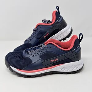 Propet Visper Hiking Sneakers Navy Blue Womens 6.5W Wide W0A022M Walking